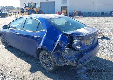 2016 Toyota Corolla S Plus from USA, damaged, VIN 5YFBURHE1GP537851